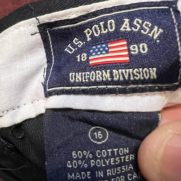 Boys U.S. Polo Association pleated navy blue shorts size 16 ! - Picture 3 of 3